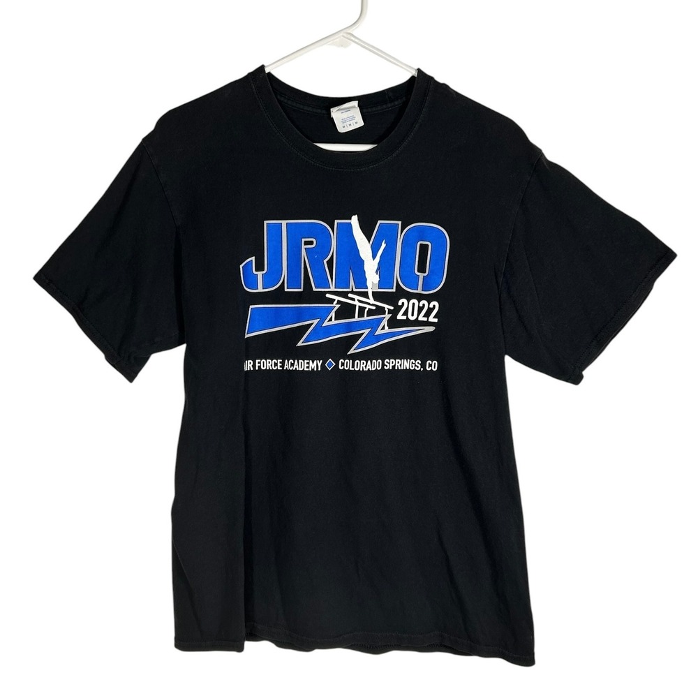 Port & Company Mens JRMO 2022 Air Force Academy Gymnastics T-Shirt Black Medium